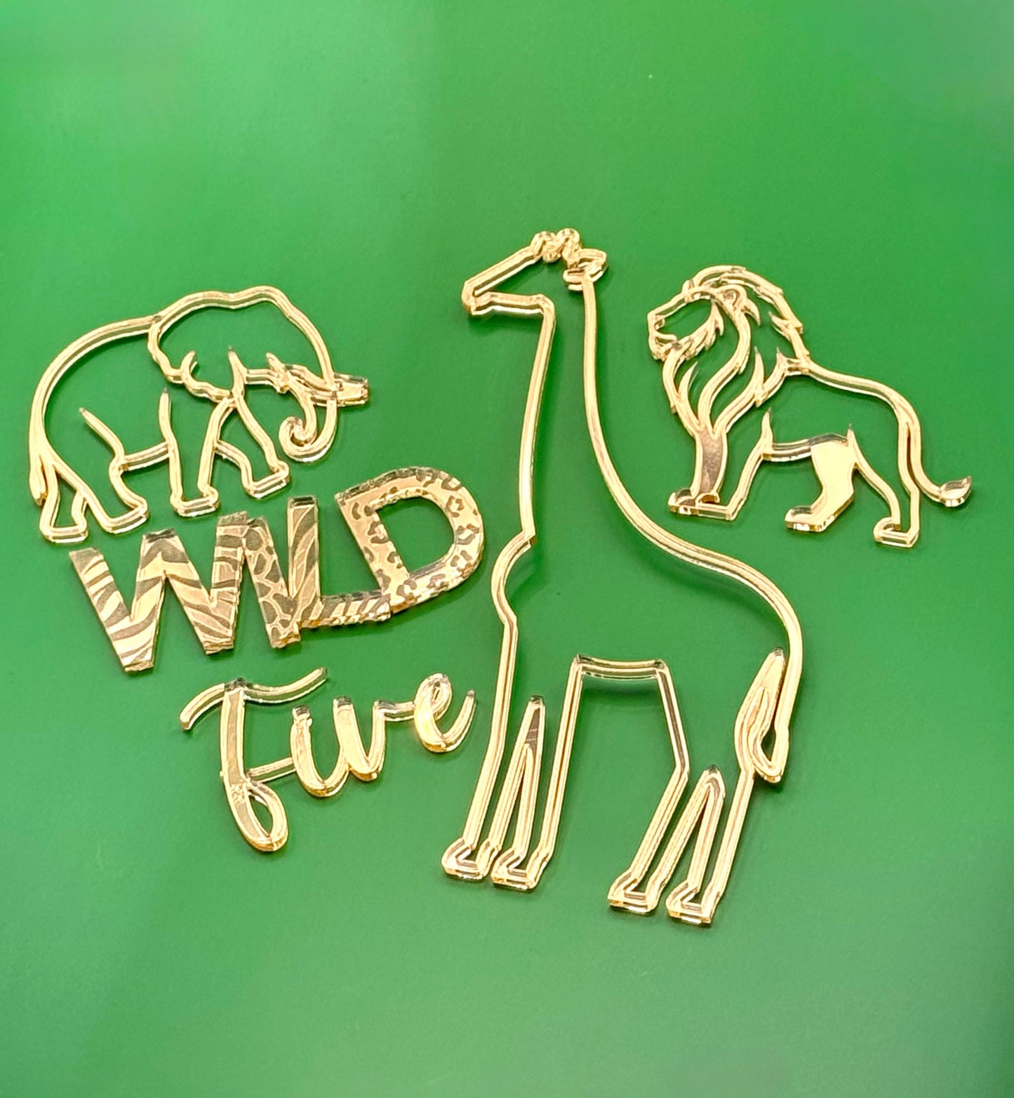 Wild Animal Set Custom Age Charms