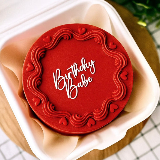 Birthday Babe Cake Charm