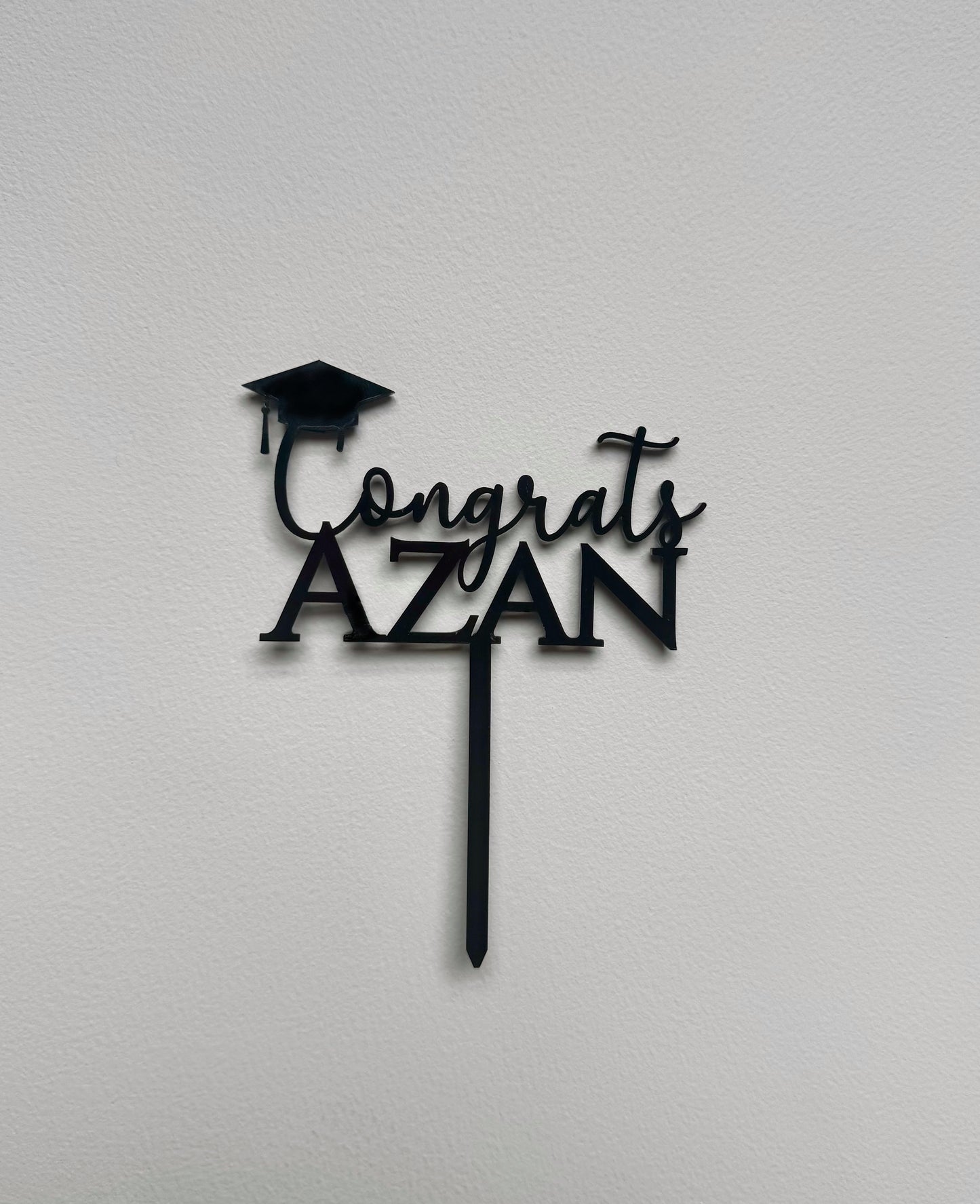 Personalised Graduation Cake Topper