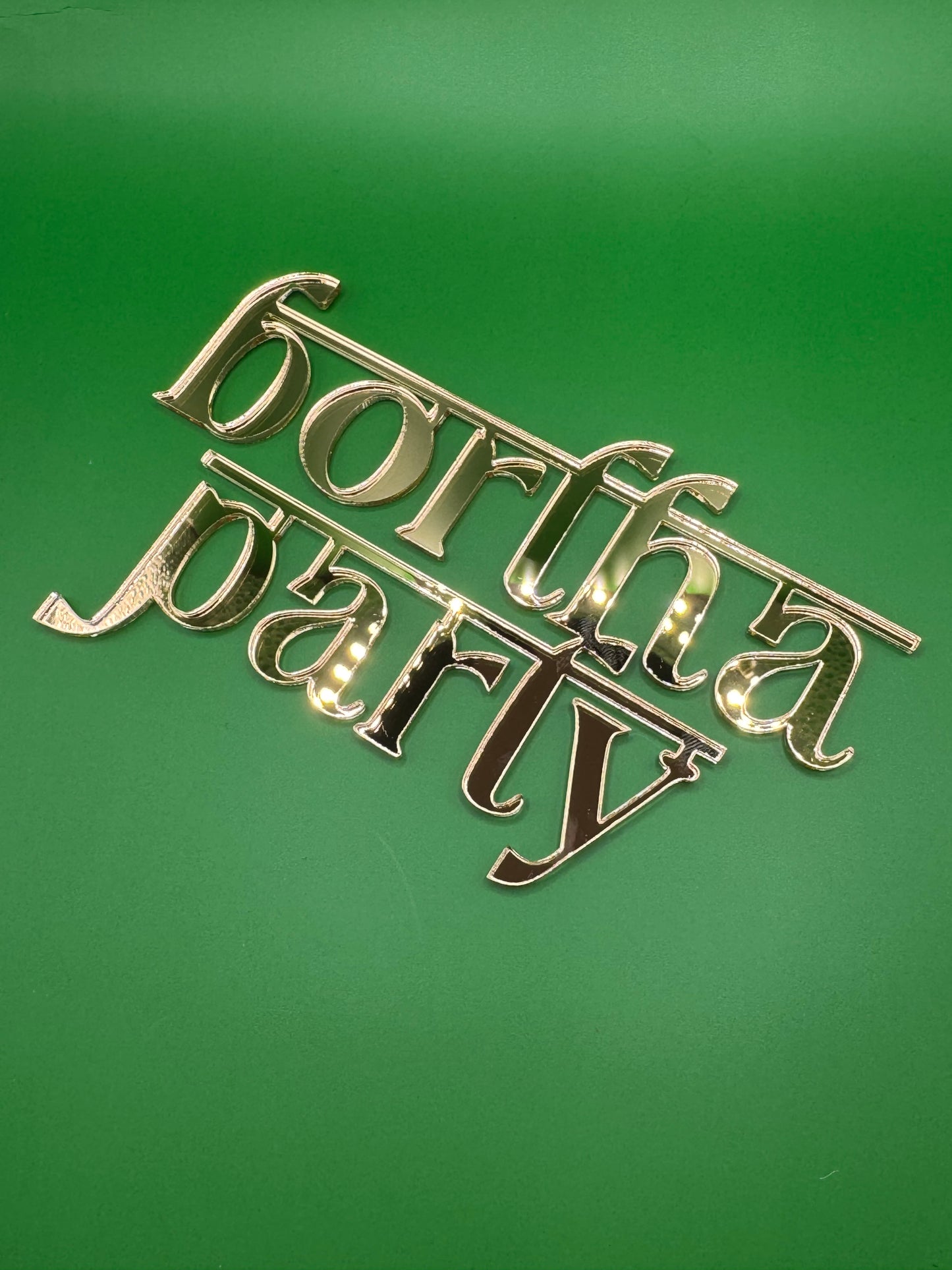 Bortha Party Cake Charm