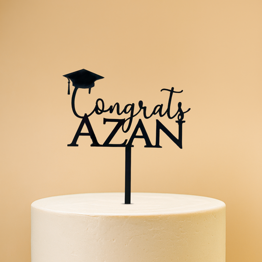 Personalised Graduation Cake Topper