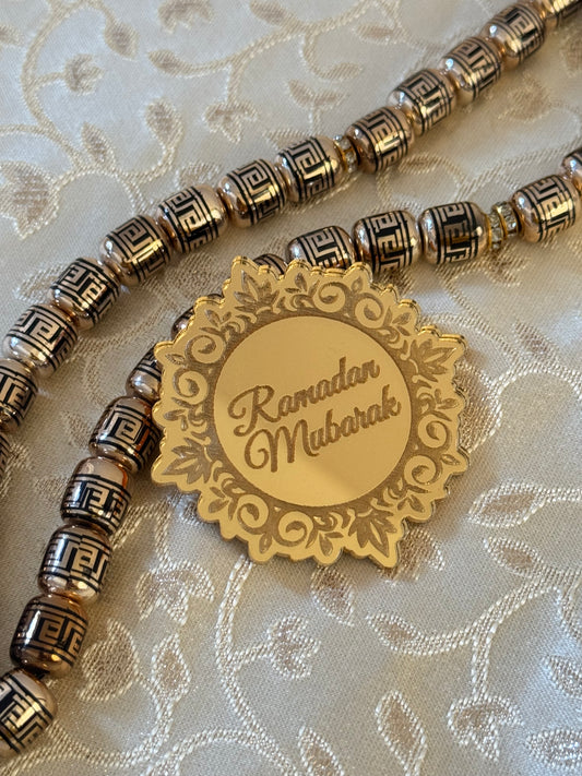 Ramadan Mubarak Cake Charm