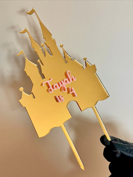 Personalised Fairytale Castle Topper