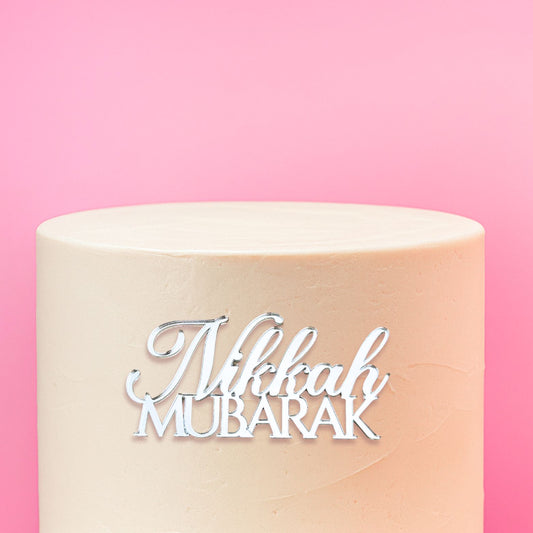 Nikkah Mubarak Cake Charm