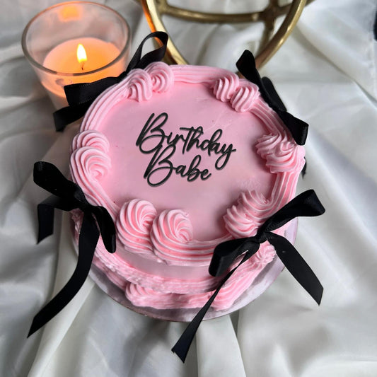 Birthday Babe Cake Charm