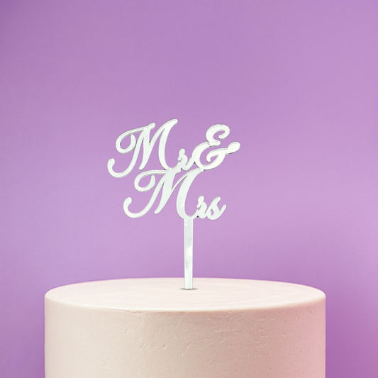Mr & Mrs Cake Topper