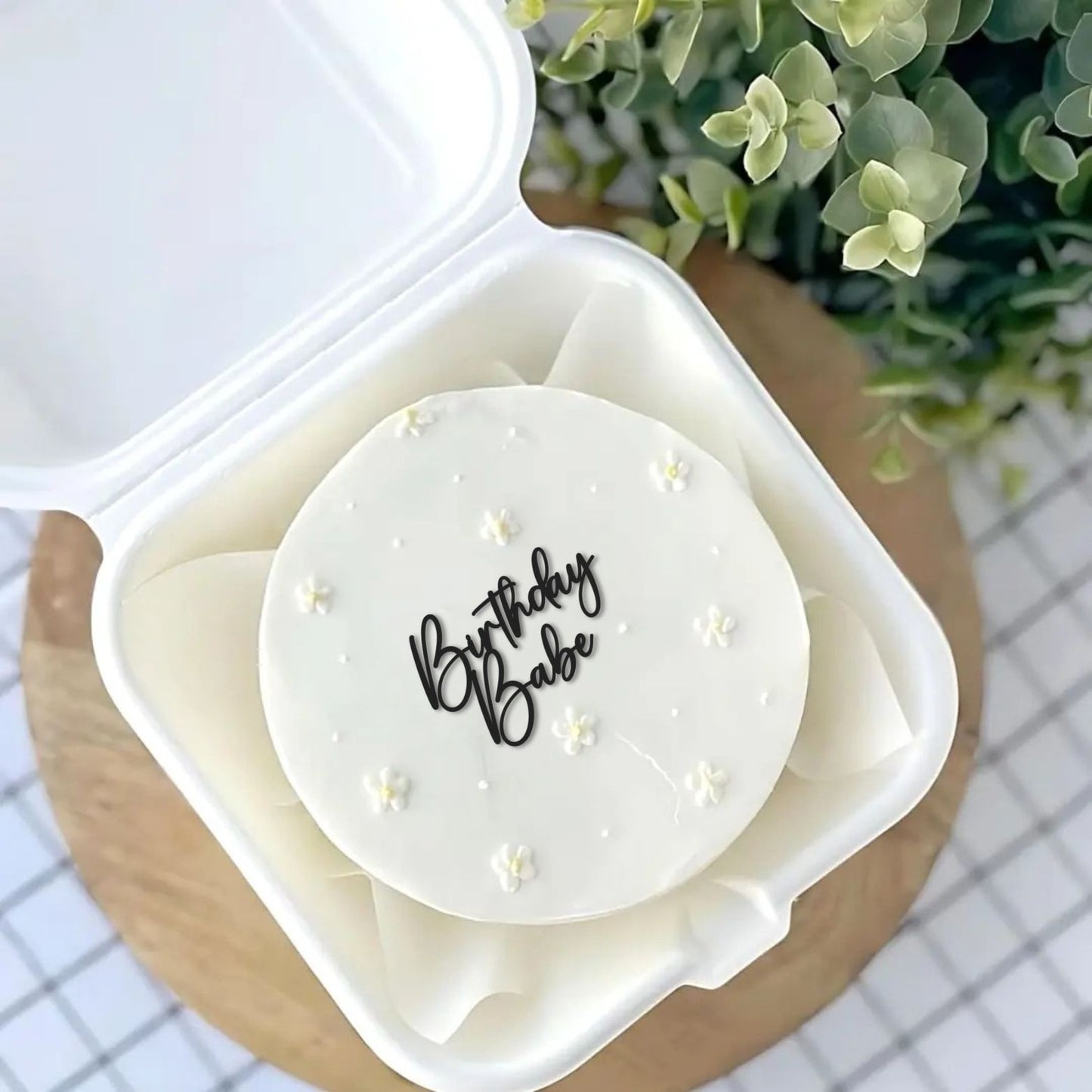 Birthday Babe Cake Charm